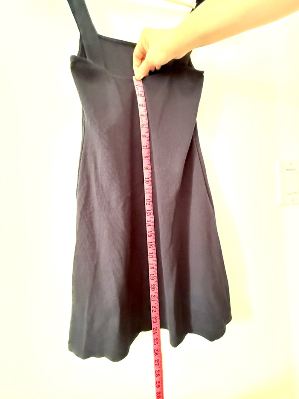 BNWT Sezane Evie Dress, navy, size US L - Picture 13 of 13